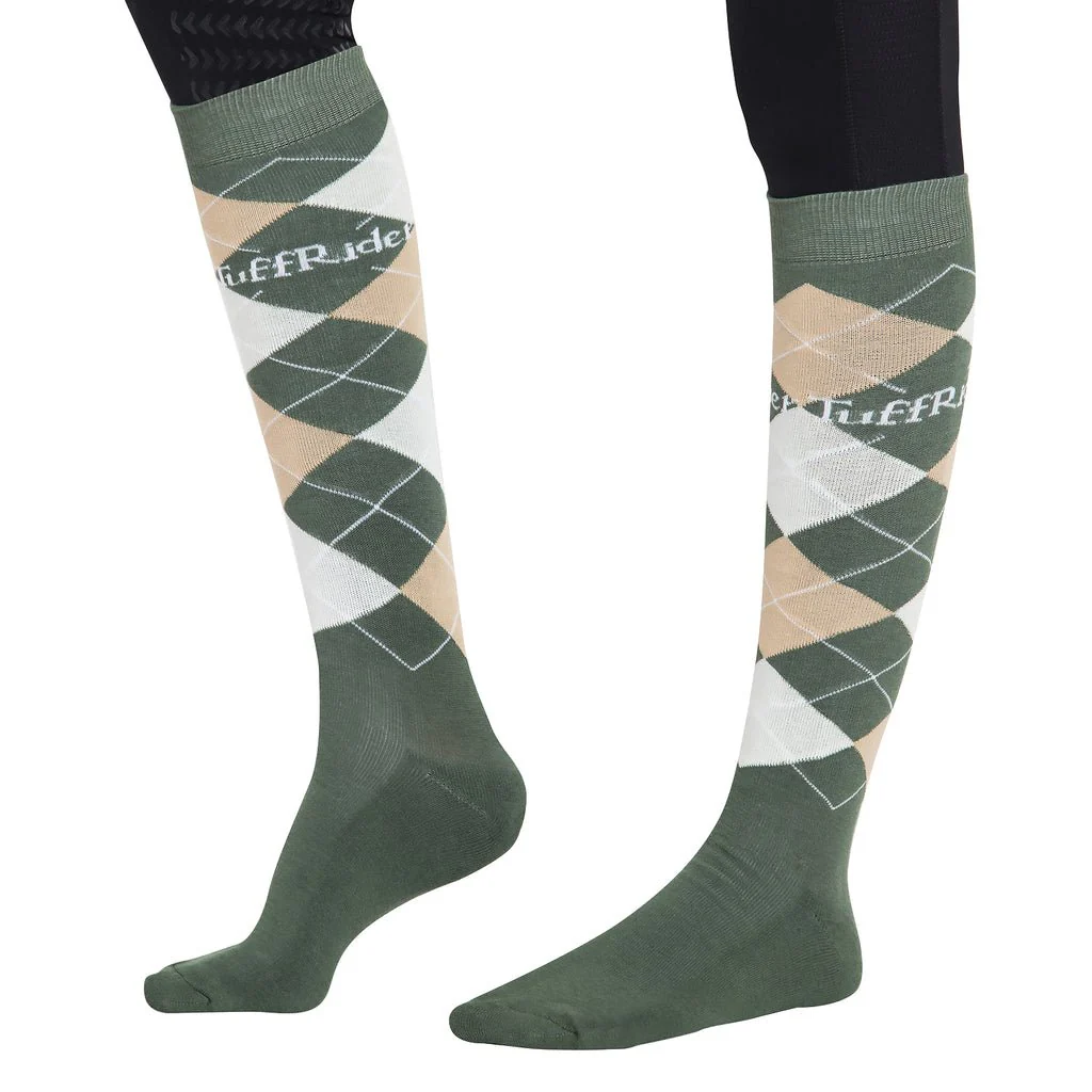 TuffRider Argyle Knee Hi Socks - Image 9