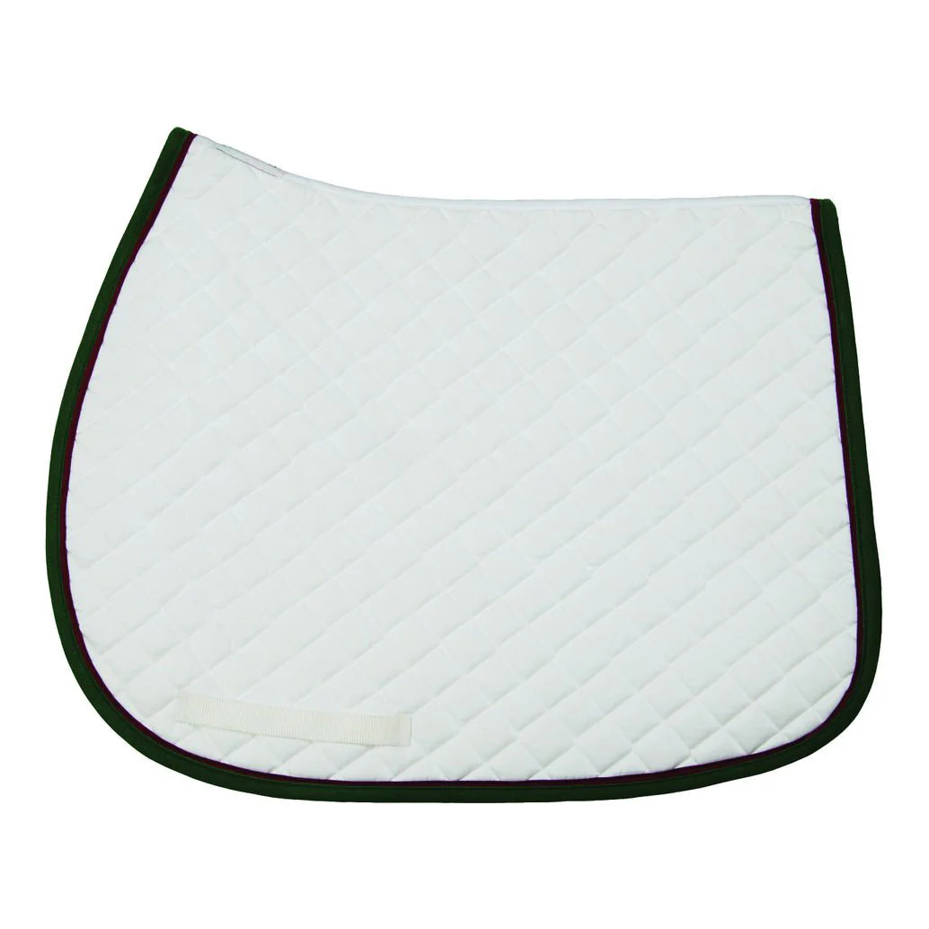 TuffRider Basic All Purpose Saddle Pad with Trim and Piping - Image 5