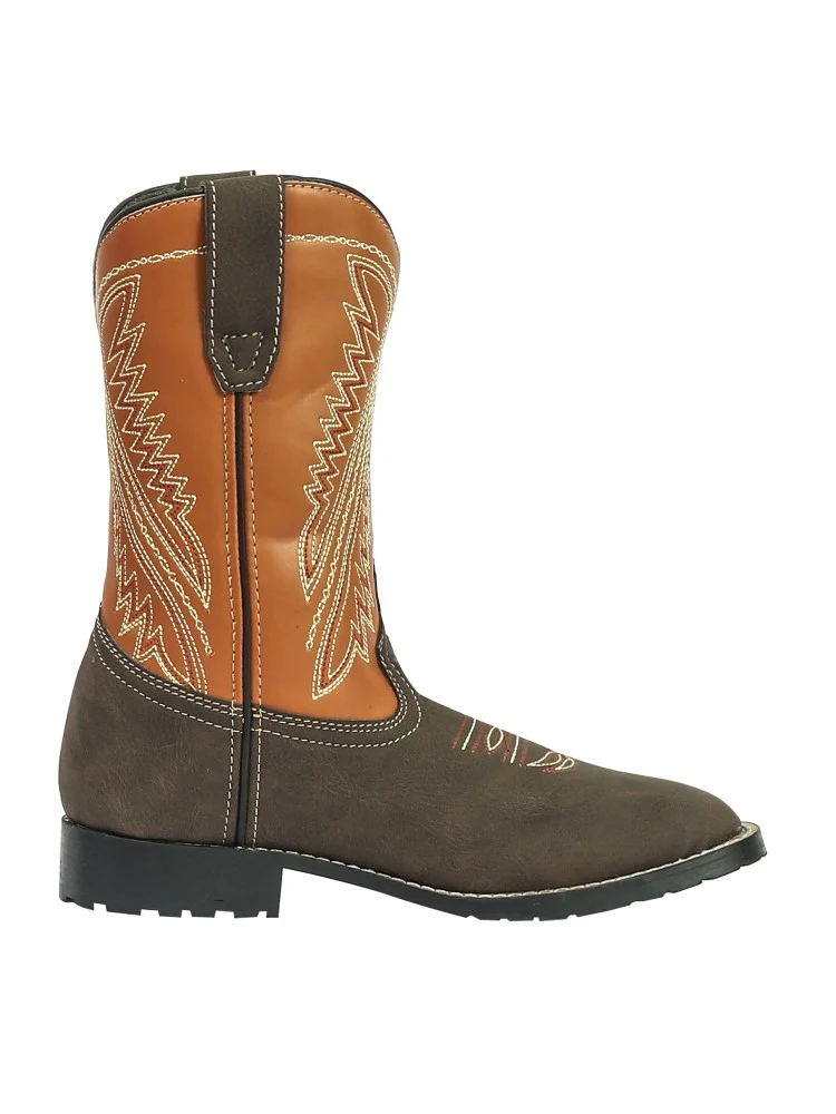 TuffRider Children's Big Bend Rounded Toe Western Boot - Image 2