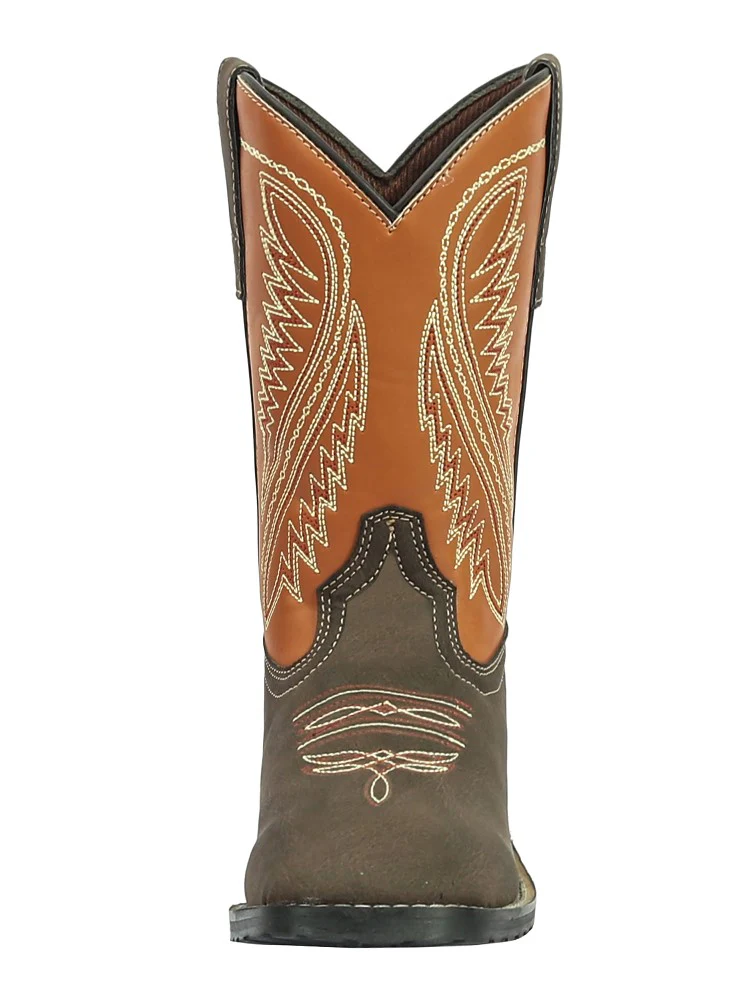 TuffRider Children's Big Bend Rounded Toe Western Boot - Image 6