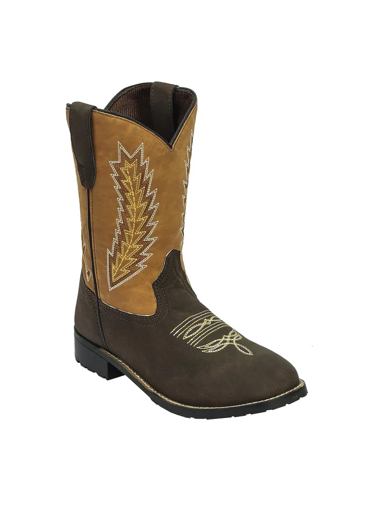 TuffRider Children's Biscayne Square Toe Western Boot - Image 2