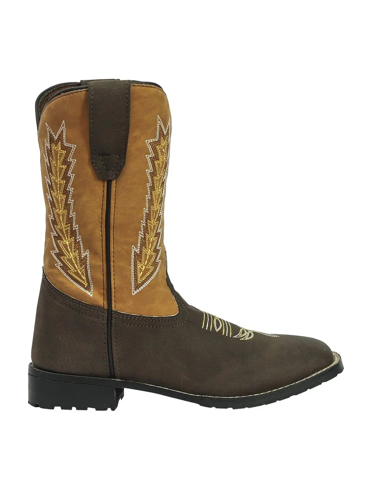 TuffRider Children's Biscayne Square Toe Western Boot - Image 4
