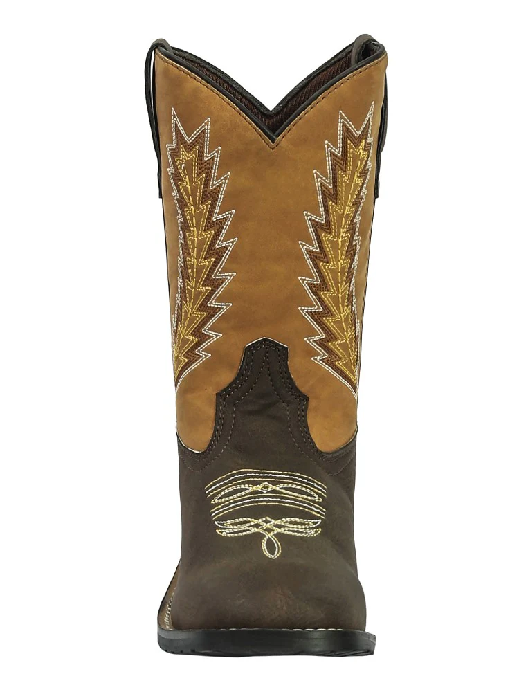 TuffRider Children's Biscayne Square Toe Western Boot - Image 7