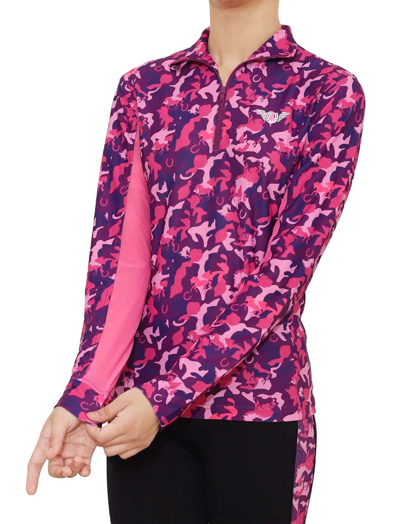 TuffRider Children's Camo Print Sport Shirt - Image 3