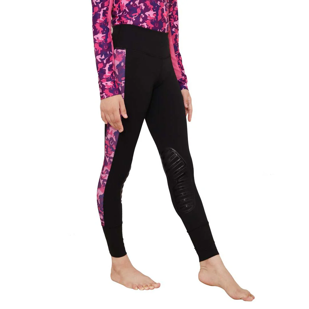 TuffRider Children's Camo Print Tights - Image 2