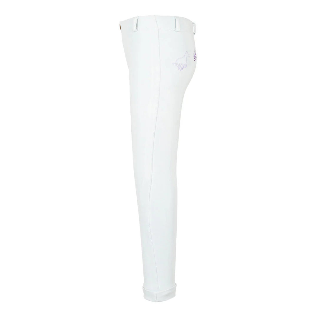 TuffRider Children's Cotton Embroidered Pull-On Jodhpurs - Image 12