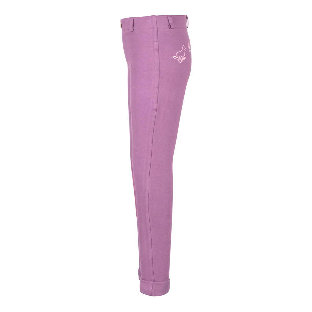 TuffRider Children's Cotton Embroidered Pull-On Jodhpurs - Image 4