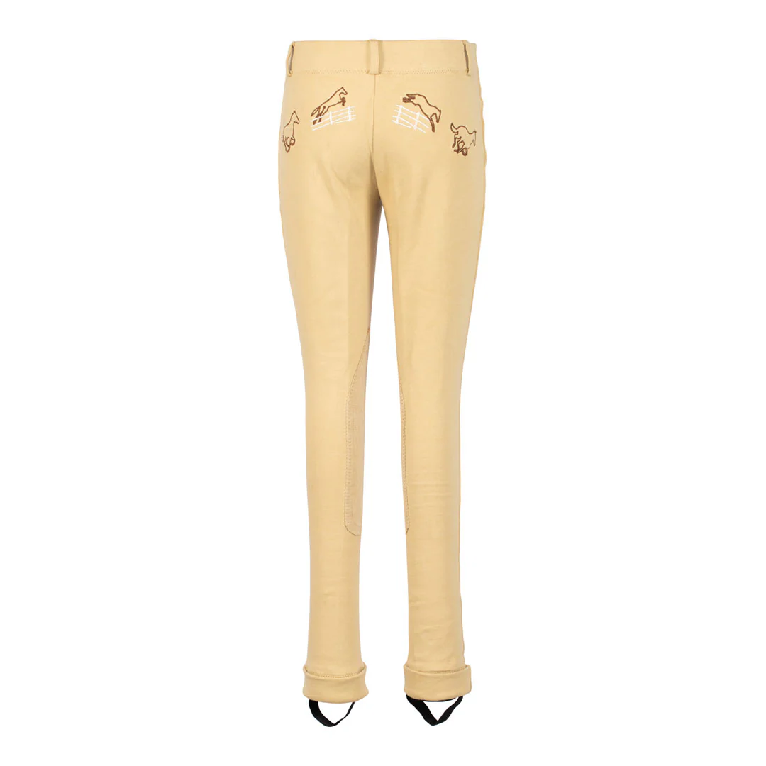 TuffRider Children's Cotton Embroidered Pull-On Jodhpurs - Image 8