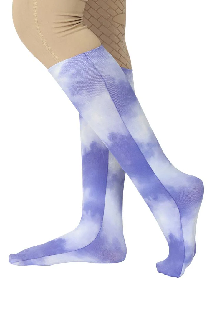 TuffRider Children's Cotton Feel Tie Dye Boot Socks - Image 3