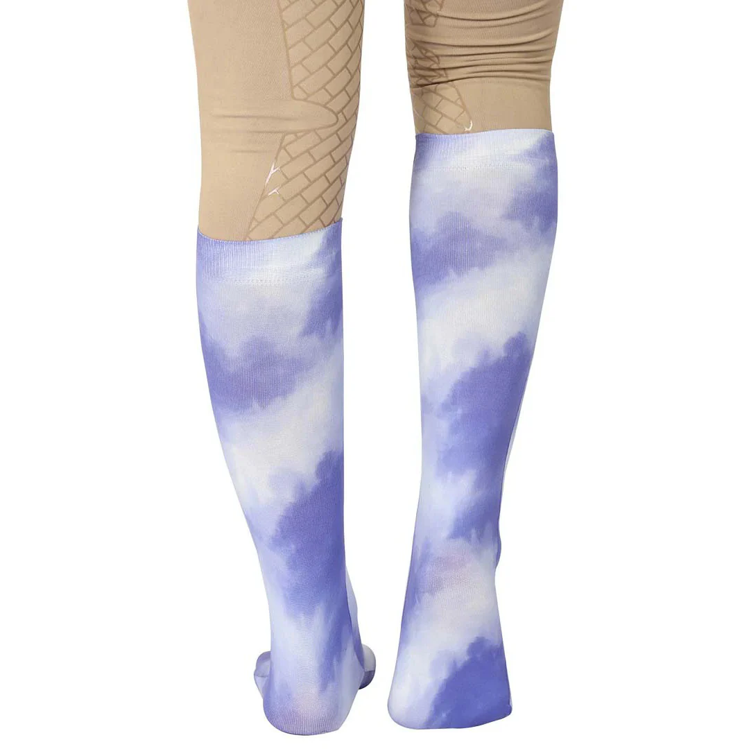 TuffRider Children's Cotton Feel Tie Dye Boot Socks - Image 6