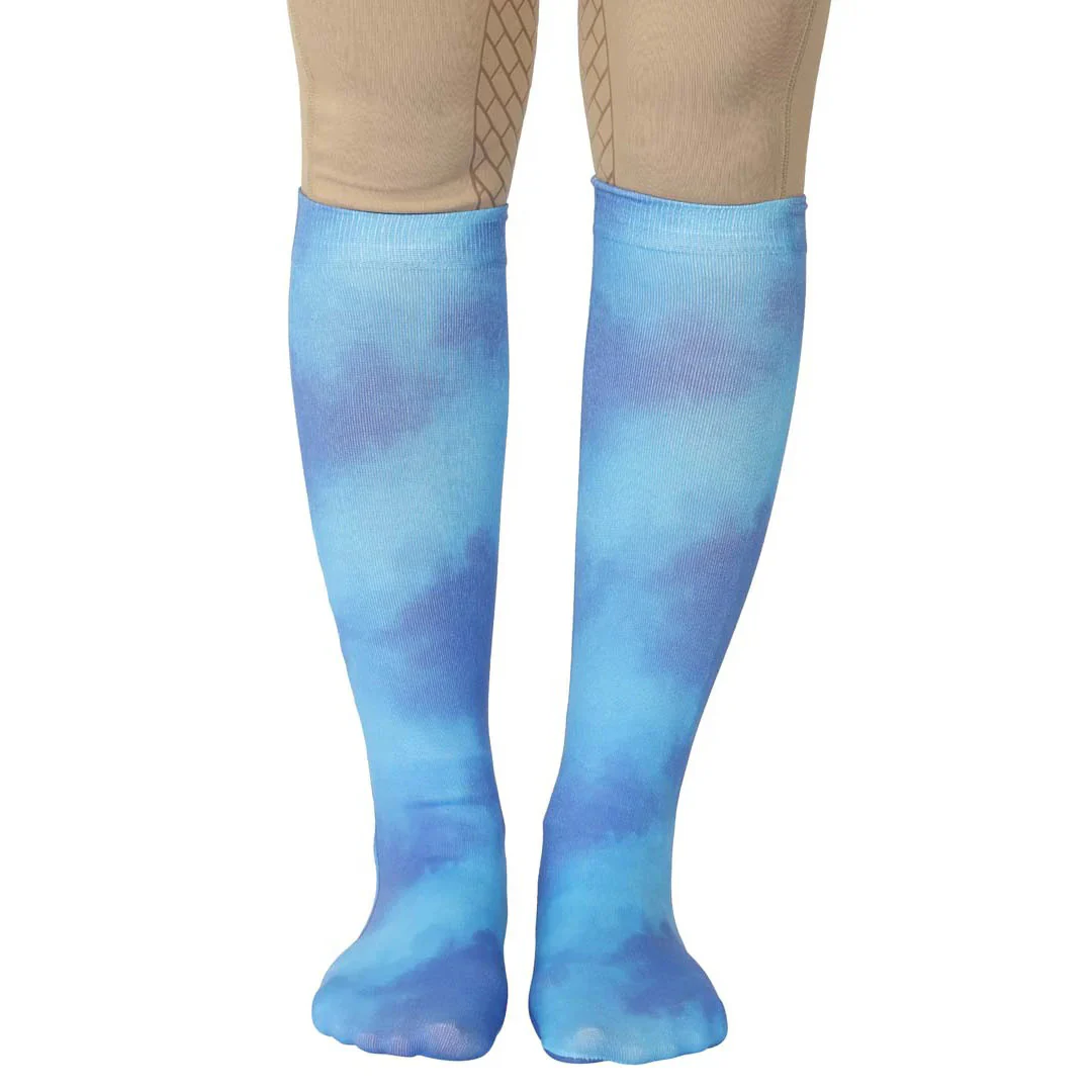 TuffRider Children's Cotton Feel Tie Dye Boot Socks - Image 8