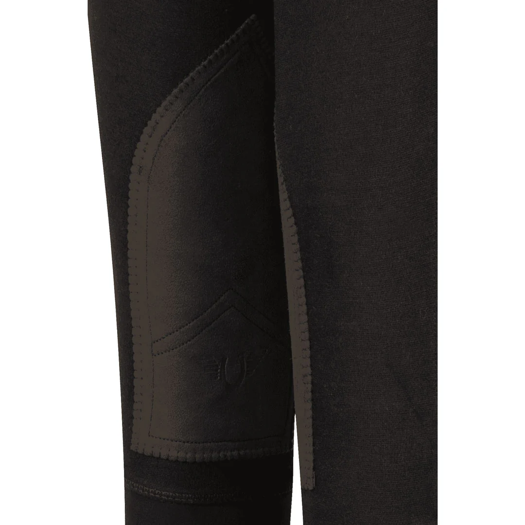 TuffRider Children's Cotton Pull-On Knee Patch Breeches - Image 5