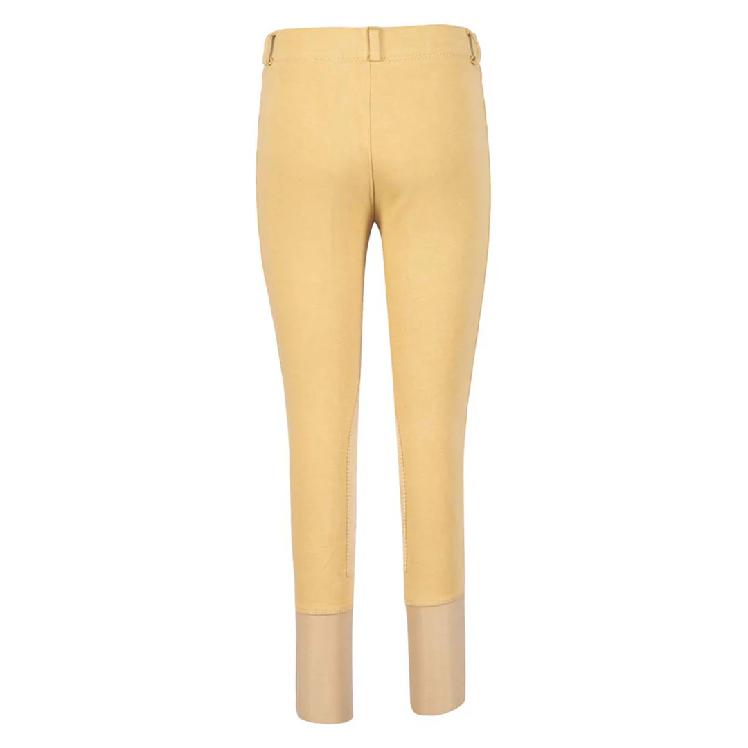 TuffRider Children's Cotton Pull-On Knee Patch Breeches - Image 9