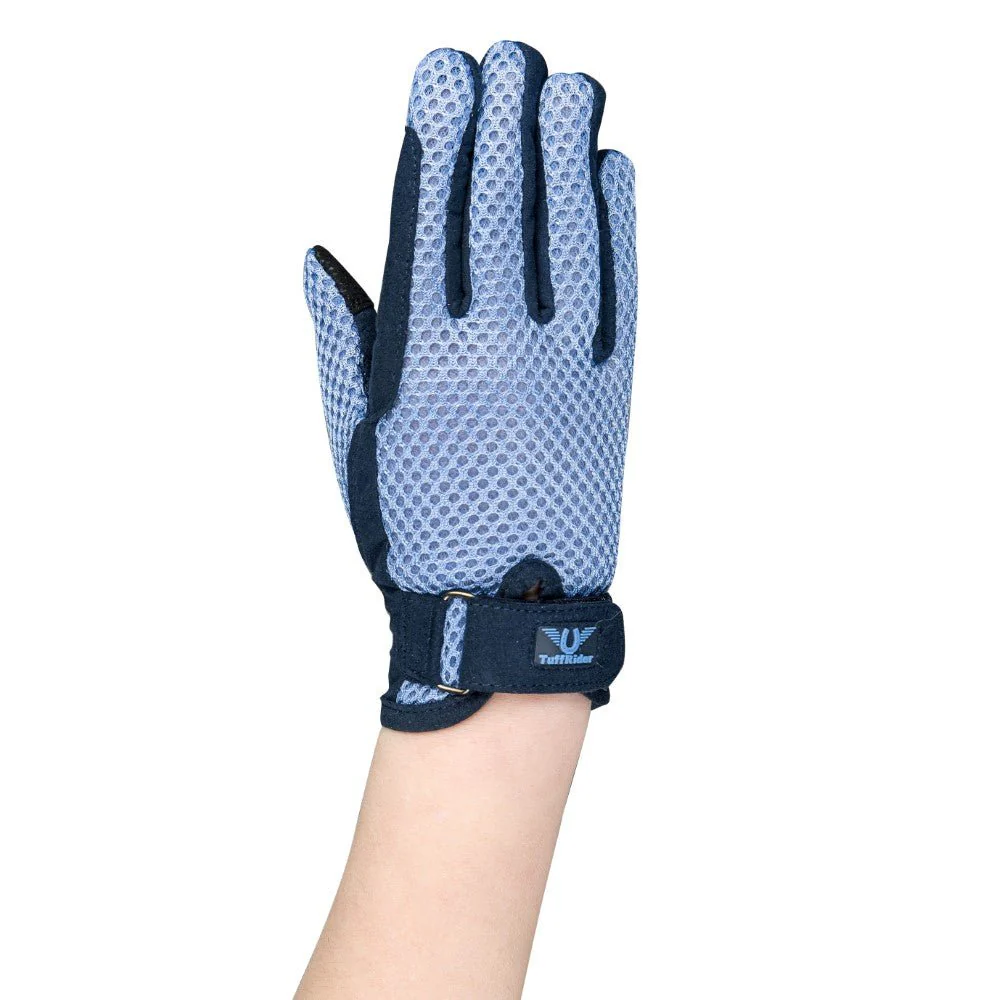 TuffRider Children's Double Up Air Mesh Half Chap and Glove Set - Image 10