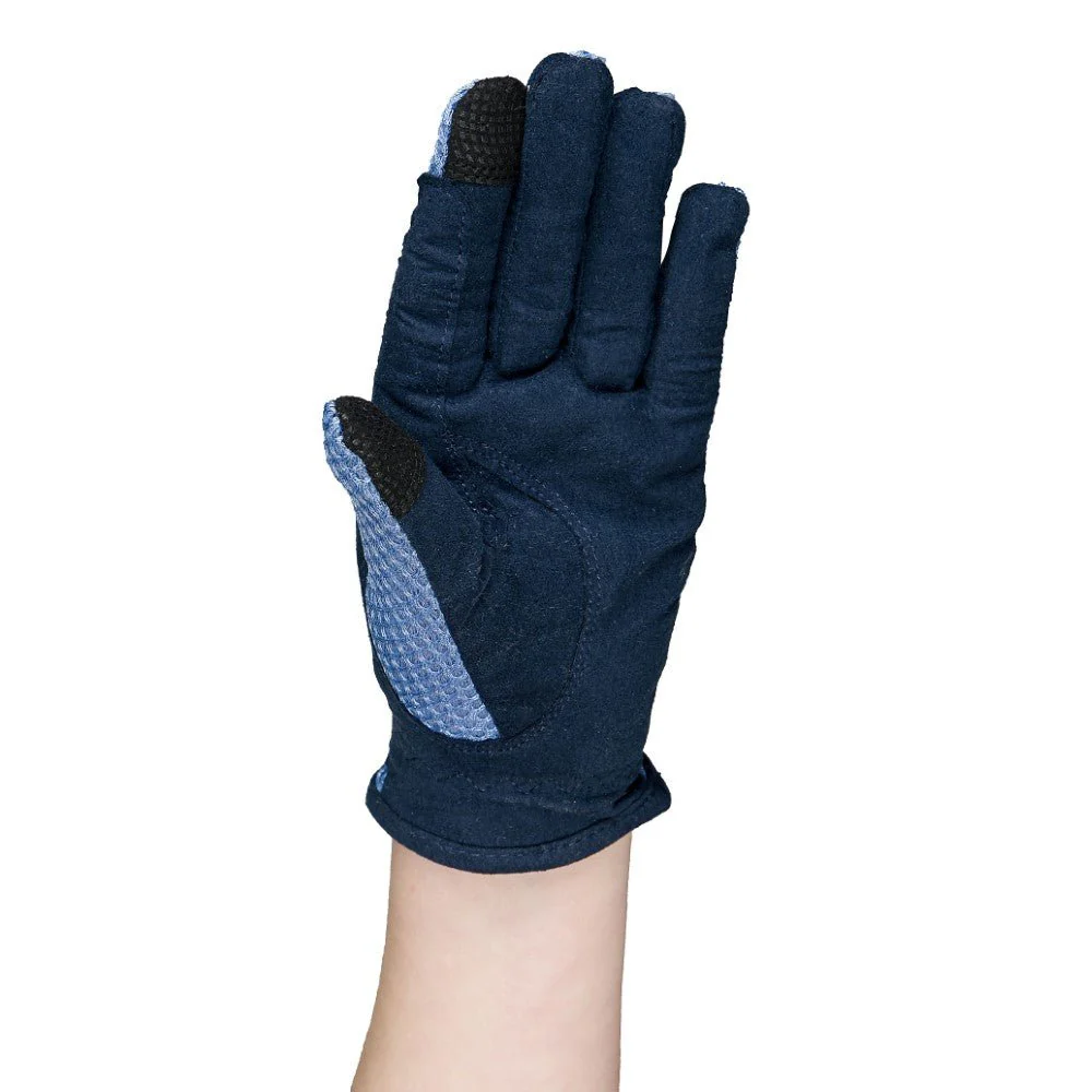 TuffRider Children's Double Up Air Mesh Half Chap and Glove Set - Image 11