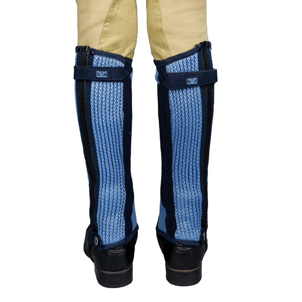 TuffRider Children's Double Up Air Mesh Half Chap and Glove Set - Image 14