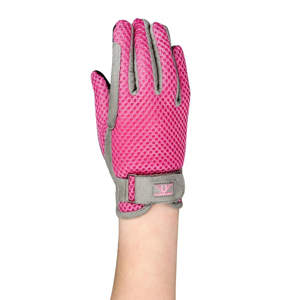 TuffRider Children's Double Up Air Mesh Half Chap and Glove Set - Image 3