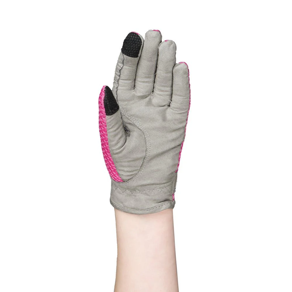 TuffRider Children's Double Up Air Mesh Half Chap and Glove Set - Image 4