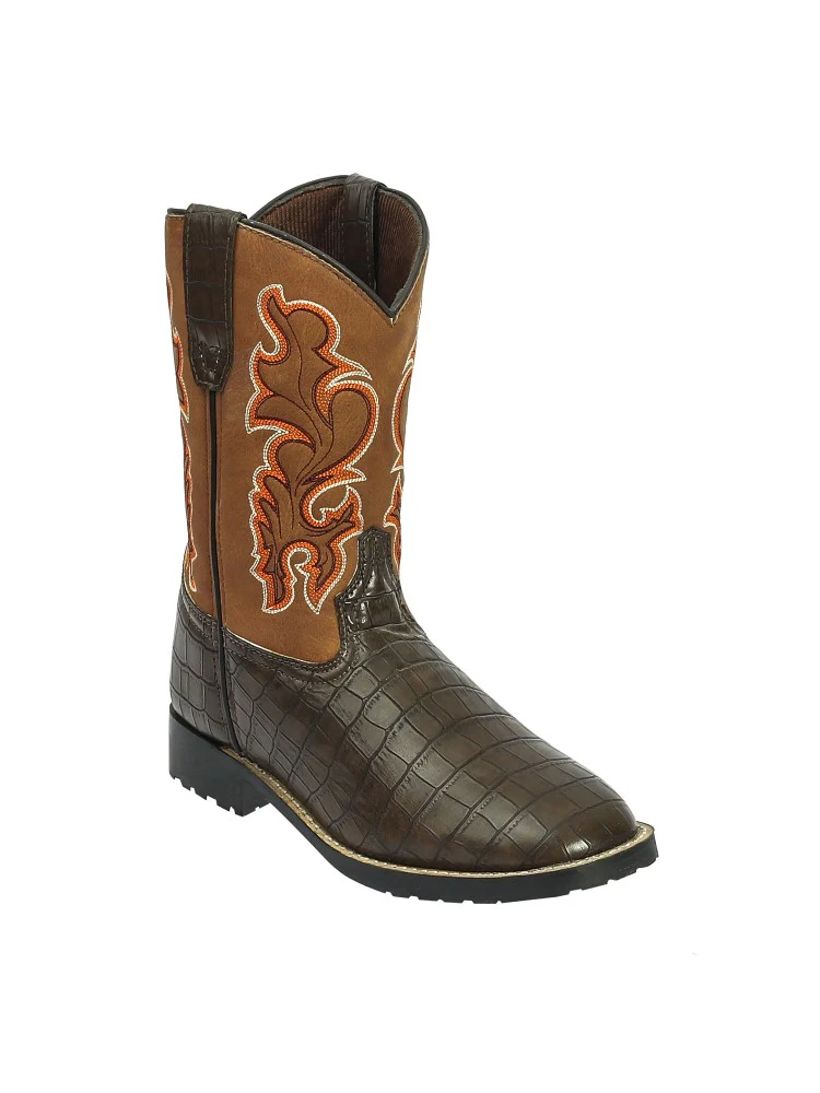 TuffRider Children's Grand Teton Square Toe Western Boot - Image 2