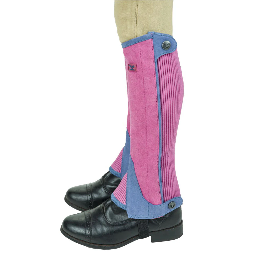 TuffRider Children's Keeneland Synthetic Half Chaps - Image 11