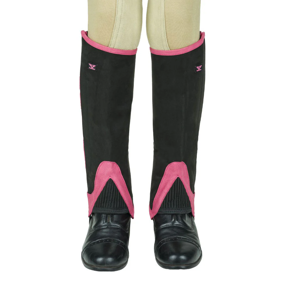 TuffRider Children's Keeneland Synthetic Half Chaps - Image 2