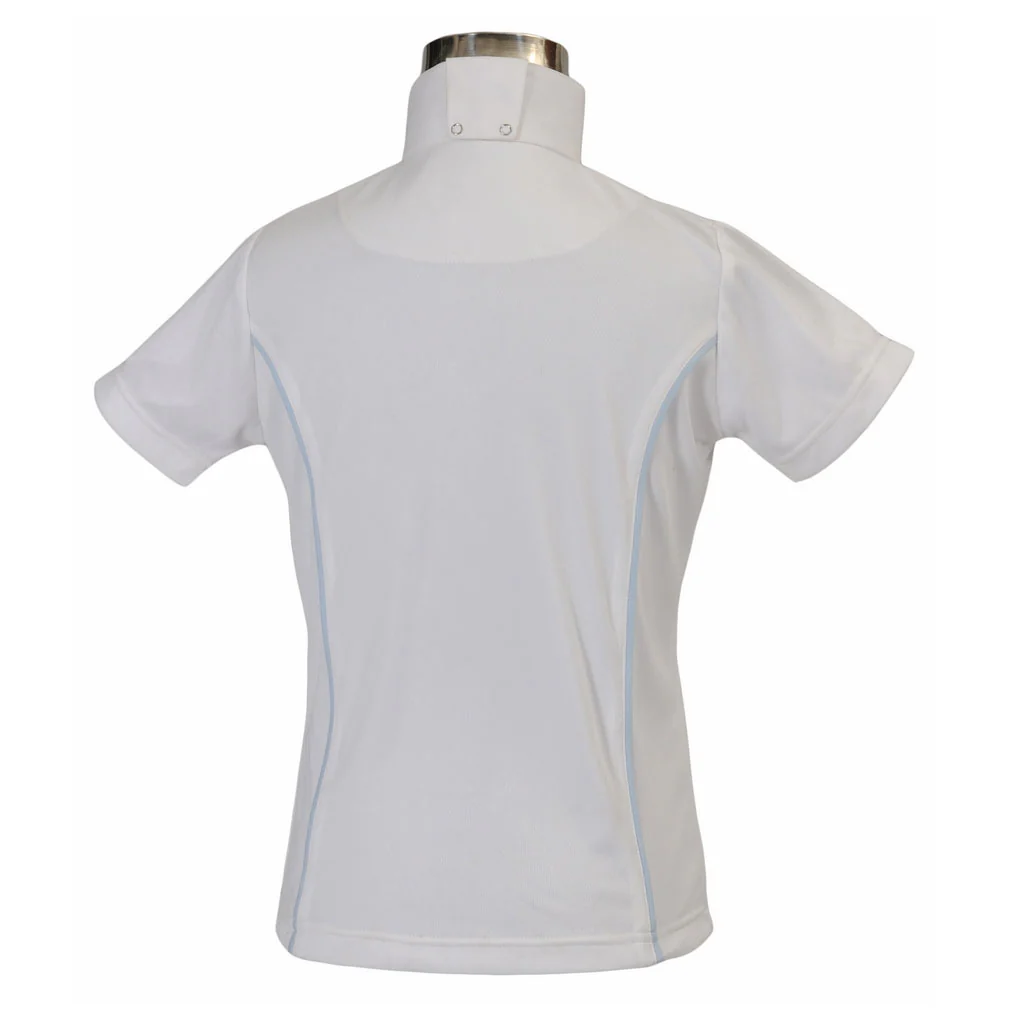 TuffRider Children's Kirby Kwik Dry Short Sleeve Show Shirt - Image 4