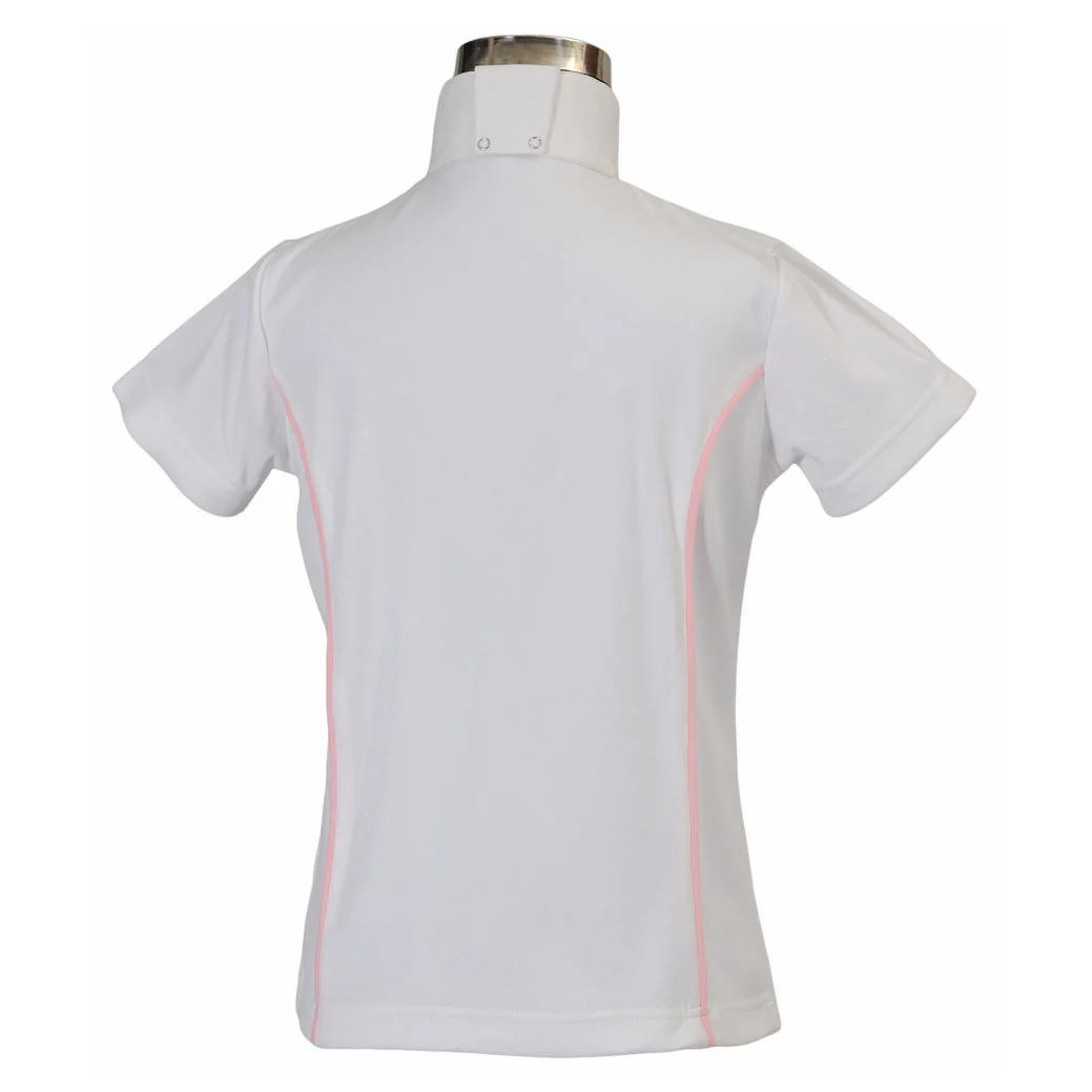 TuffRider Children's Kirby Kwik Dry Short Sleeve Show Shirt - Image 6