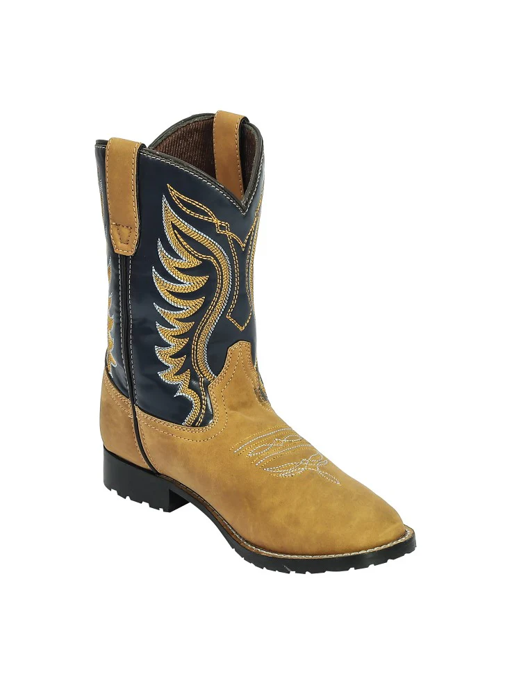 TuffRider Children's Lassen Rounded Toe Western Boot - Image 4