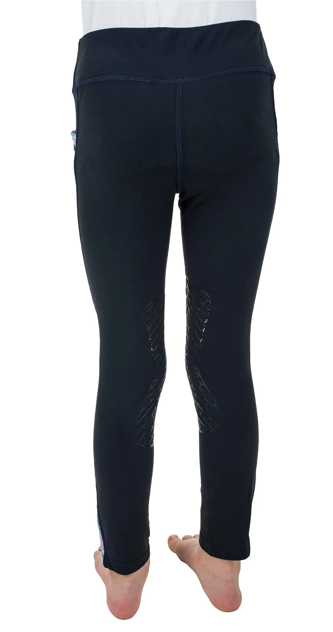 TuffRider Children's Minerva 3 Season Printed Knee Patch Tights - Image 6