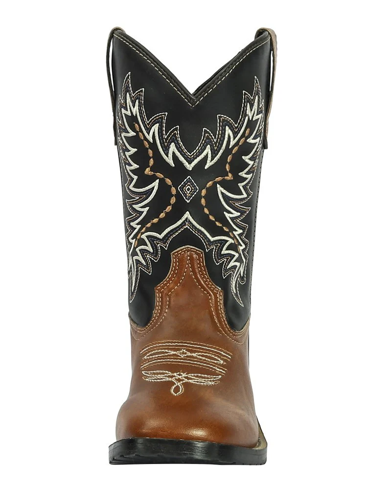 TuffRider Children's Olympic Square Toe Western Boot - Image 6