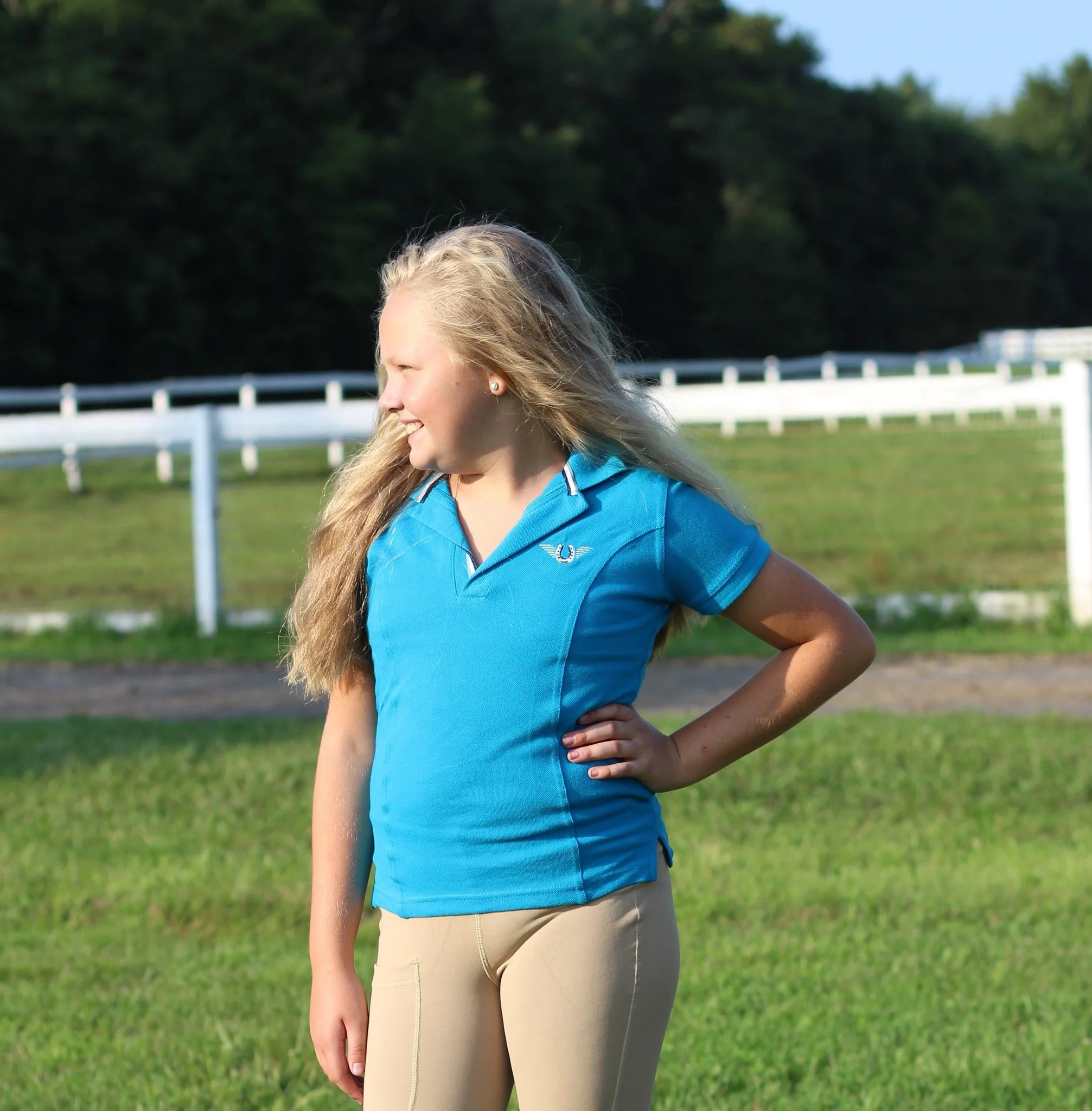 TuffRider Children's Polo Sport Shirt - Image 3