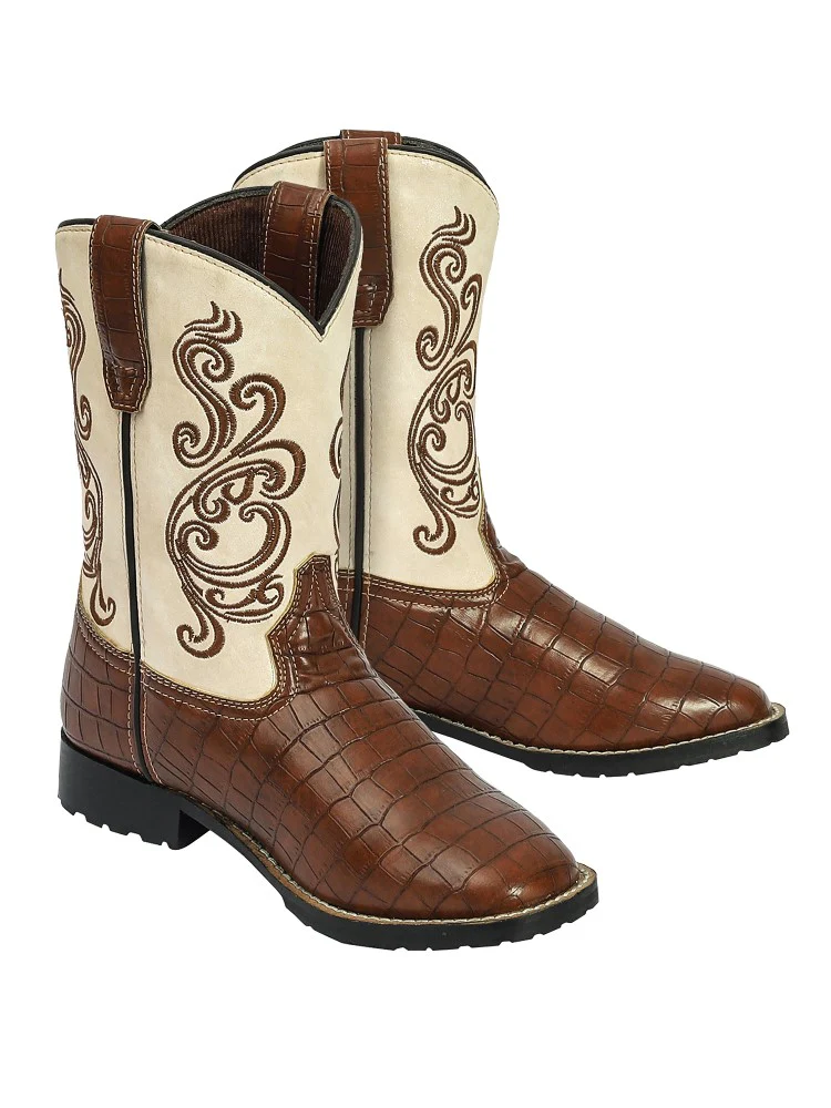TuffRider Children's Shenandoah Rounded Toe Western Boot - Image 6