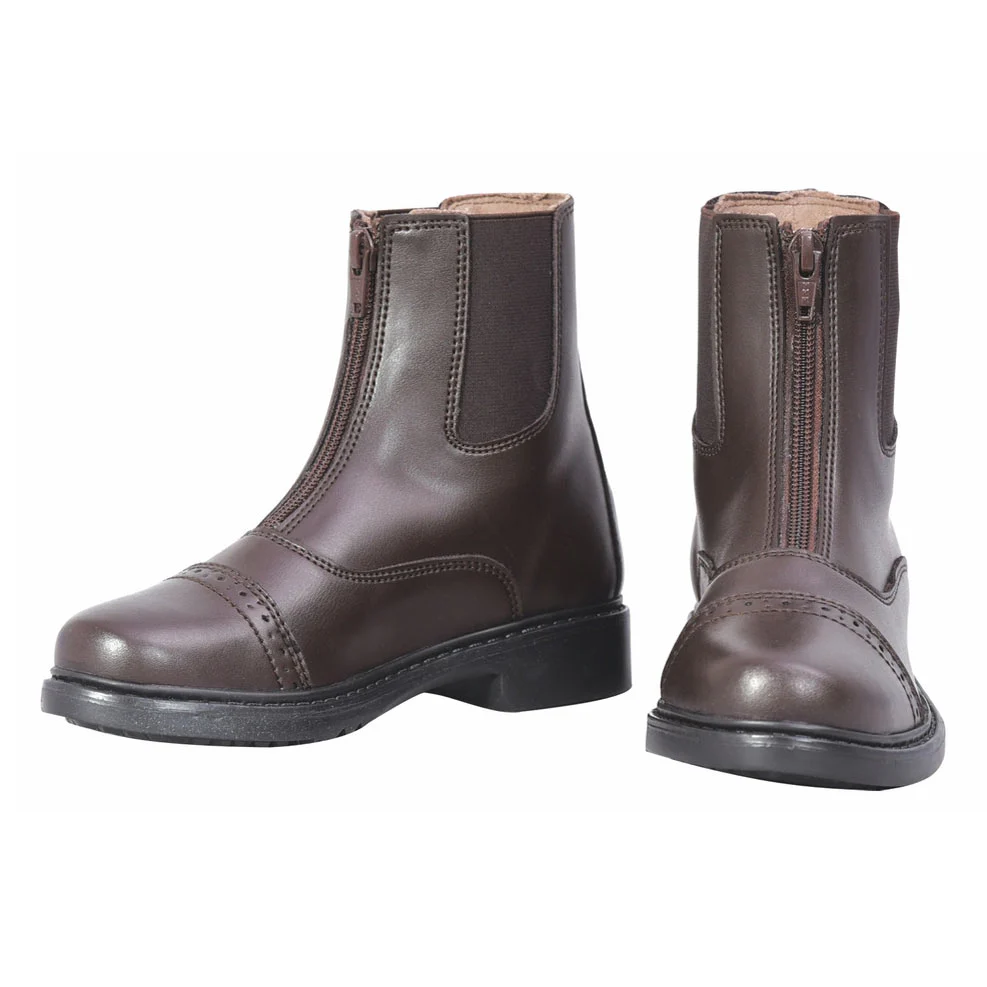 TuffRider Children's Starter Front Zip Paddock Boots - Image 2