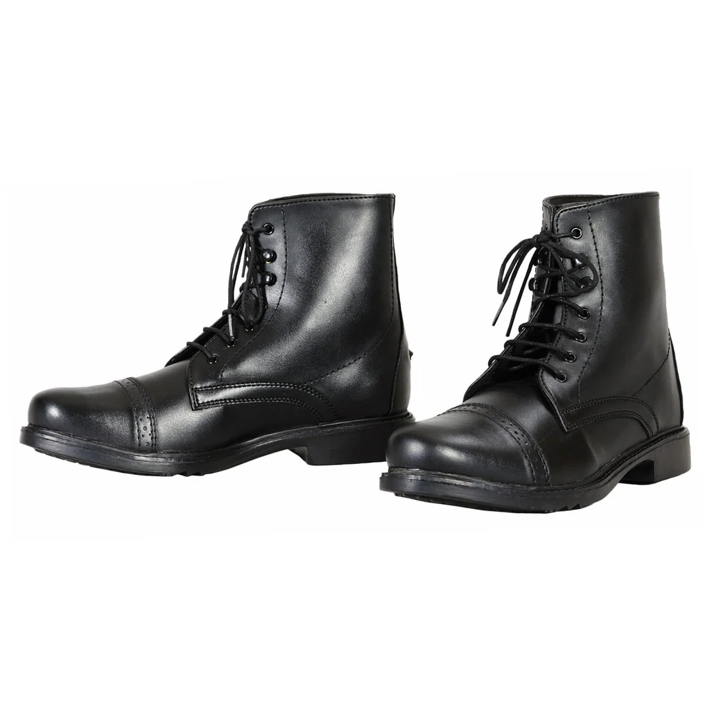 TuffRider Children's Starter Lace Up Laced Paddock Boots - Image 2