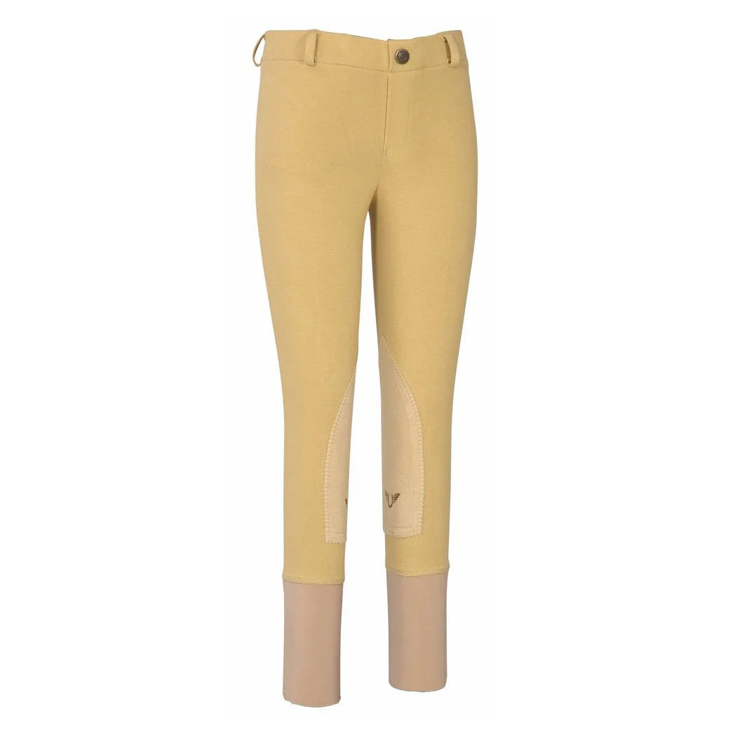 TuffRider Children's Starter Lowrise Pull-On Knee Patch Breeches - Image 12