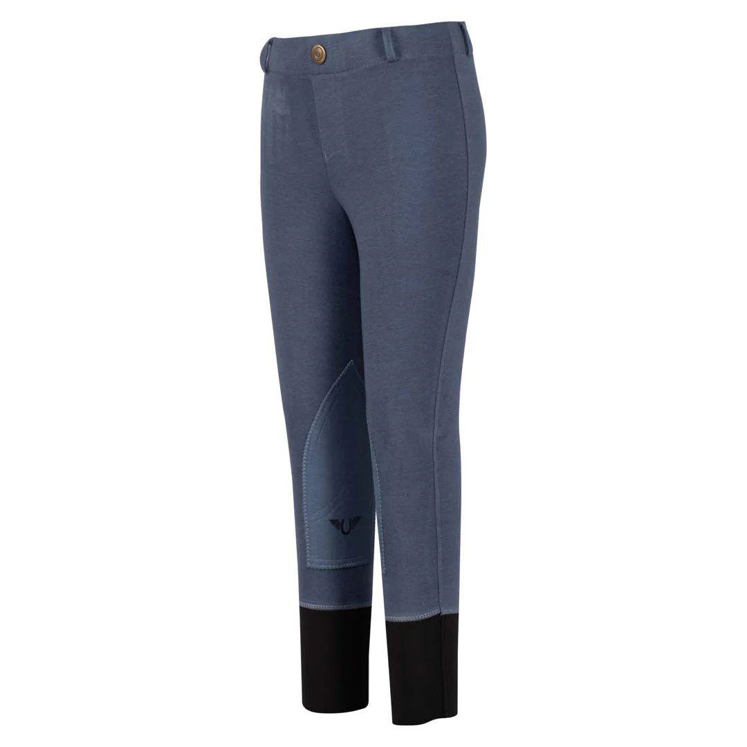 TuffRider Children's Starter Lowrise Pull-On Knee Patch Breeches - Image 13