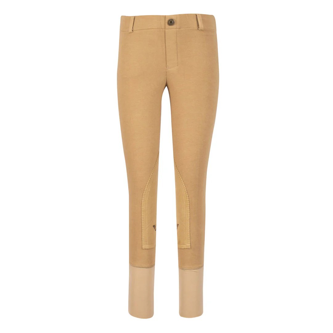 TuffRider Children's Starter Lowrise Pull-On Knee Patch Breeches - Image 2
