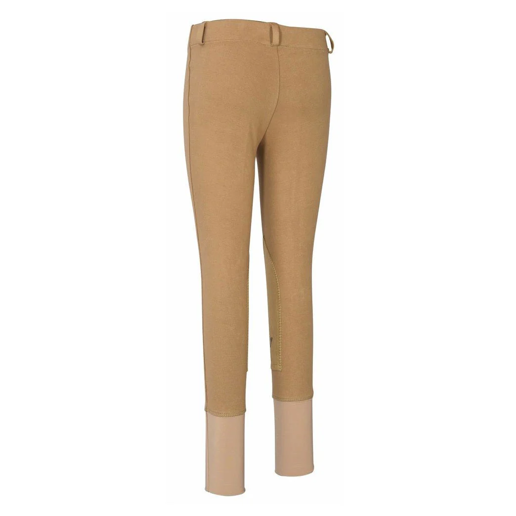 TuffRider Children's Starter Lowrise Pull-On Knee Patch Breeches - Image 4