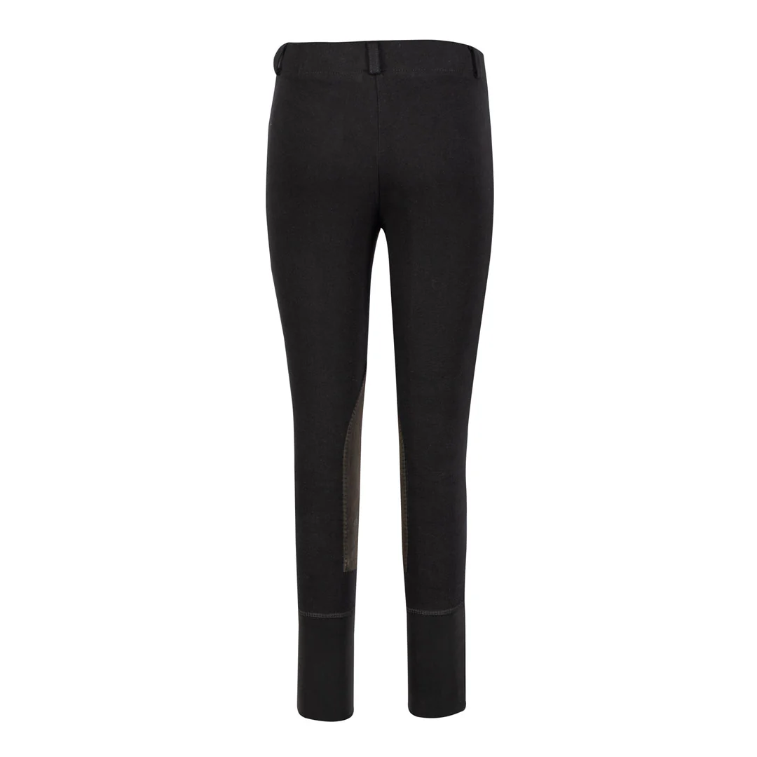 TuffRider Children's Starter Lowrise Pull-On Knee Patch Breeches - Image 7