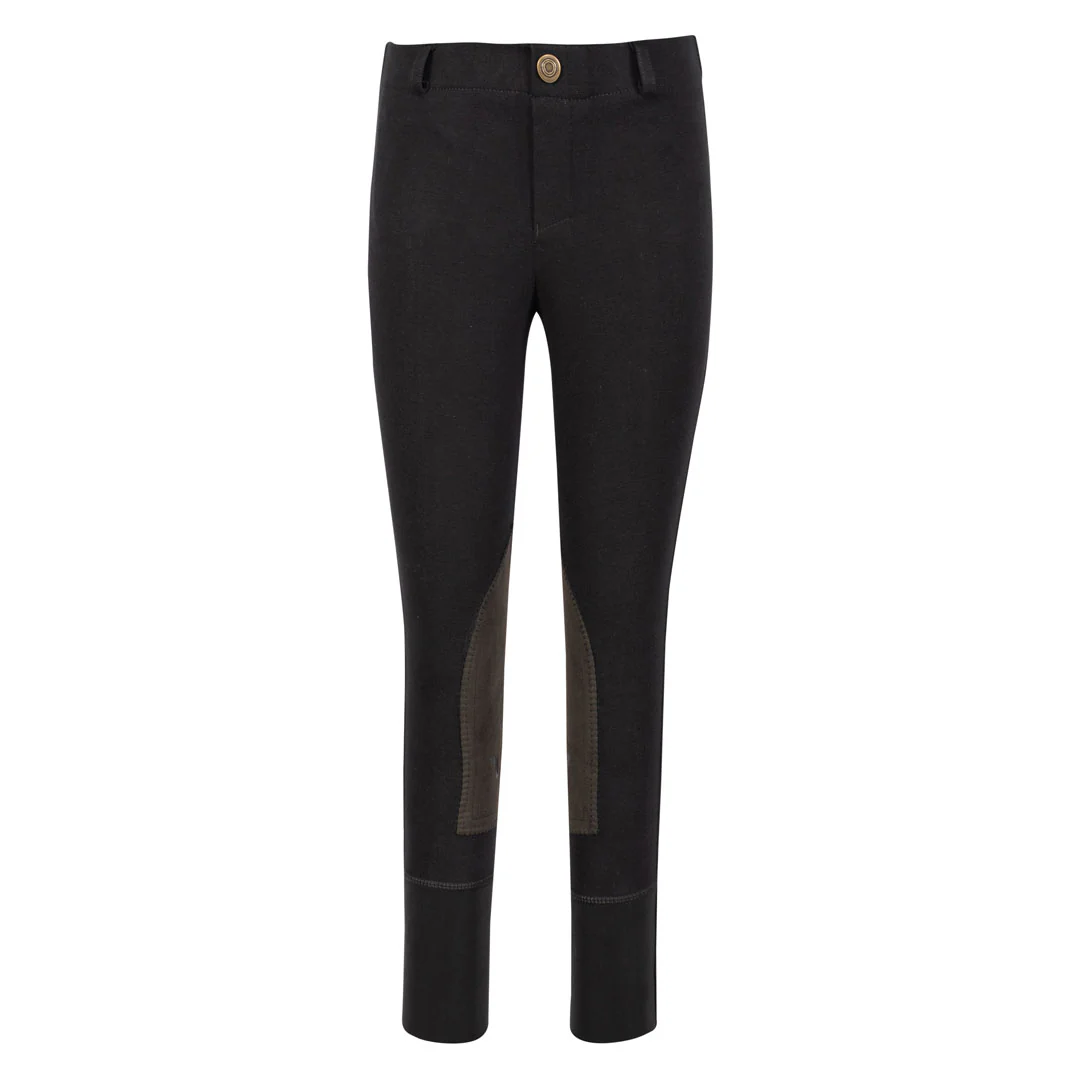 TuffRider Children's Starter Lowrise Pull-On Knee Patch Breeches - Image 9
