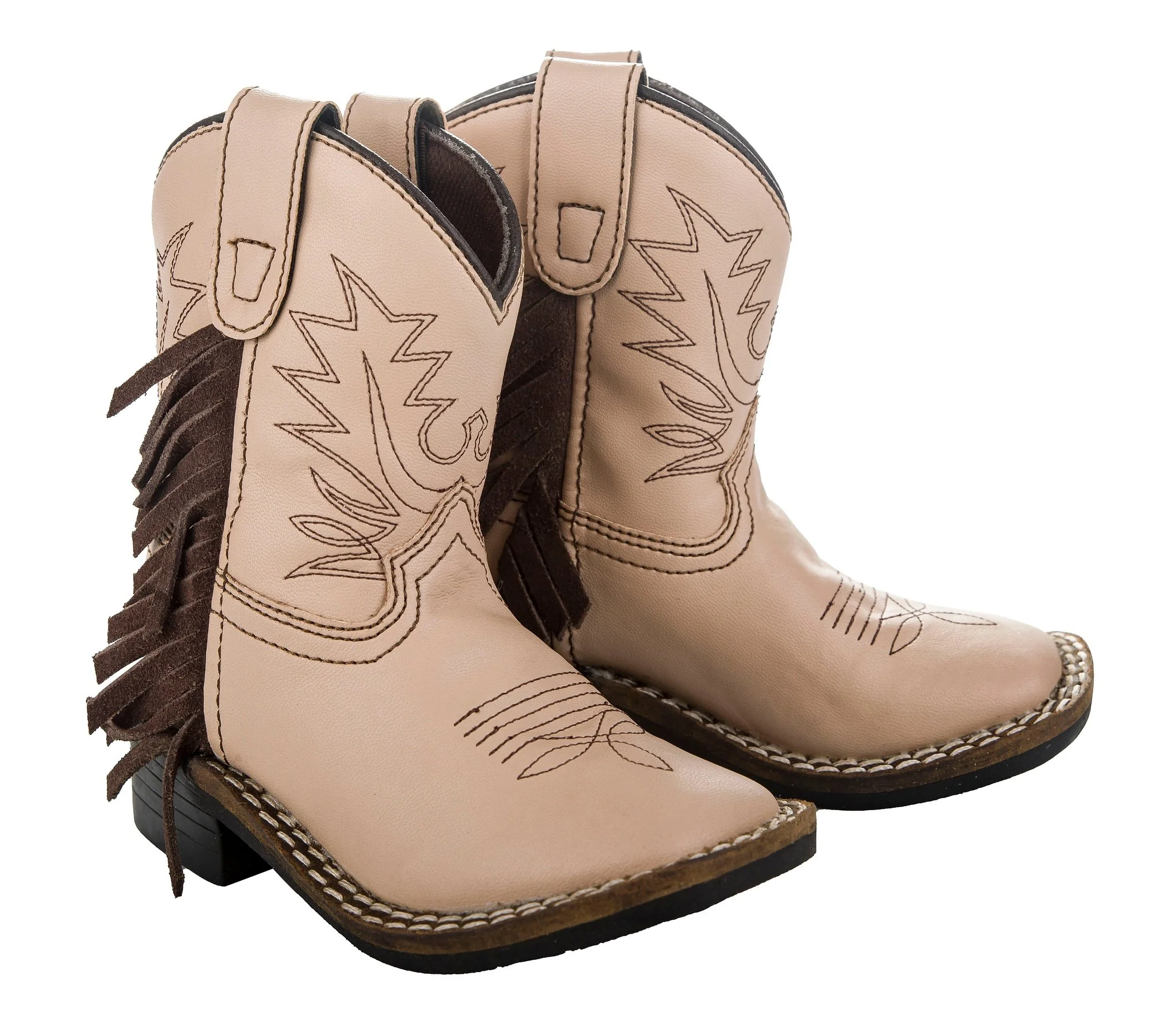 TuffRider Children's Tan Fringe Bootie - Image 6