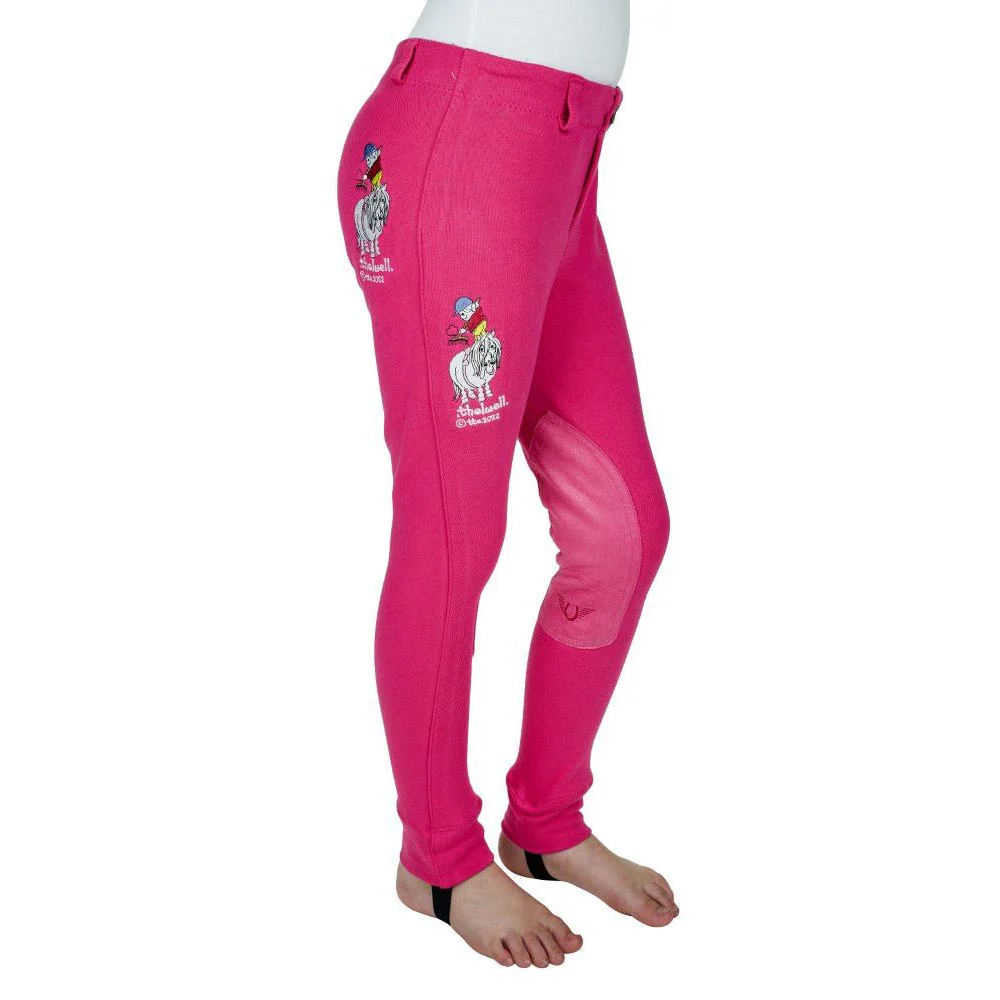 TuffRider Children's Thelwell Sweep Embroidered Pull-On Knee Patch Jods - Image 3