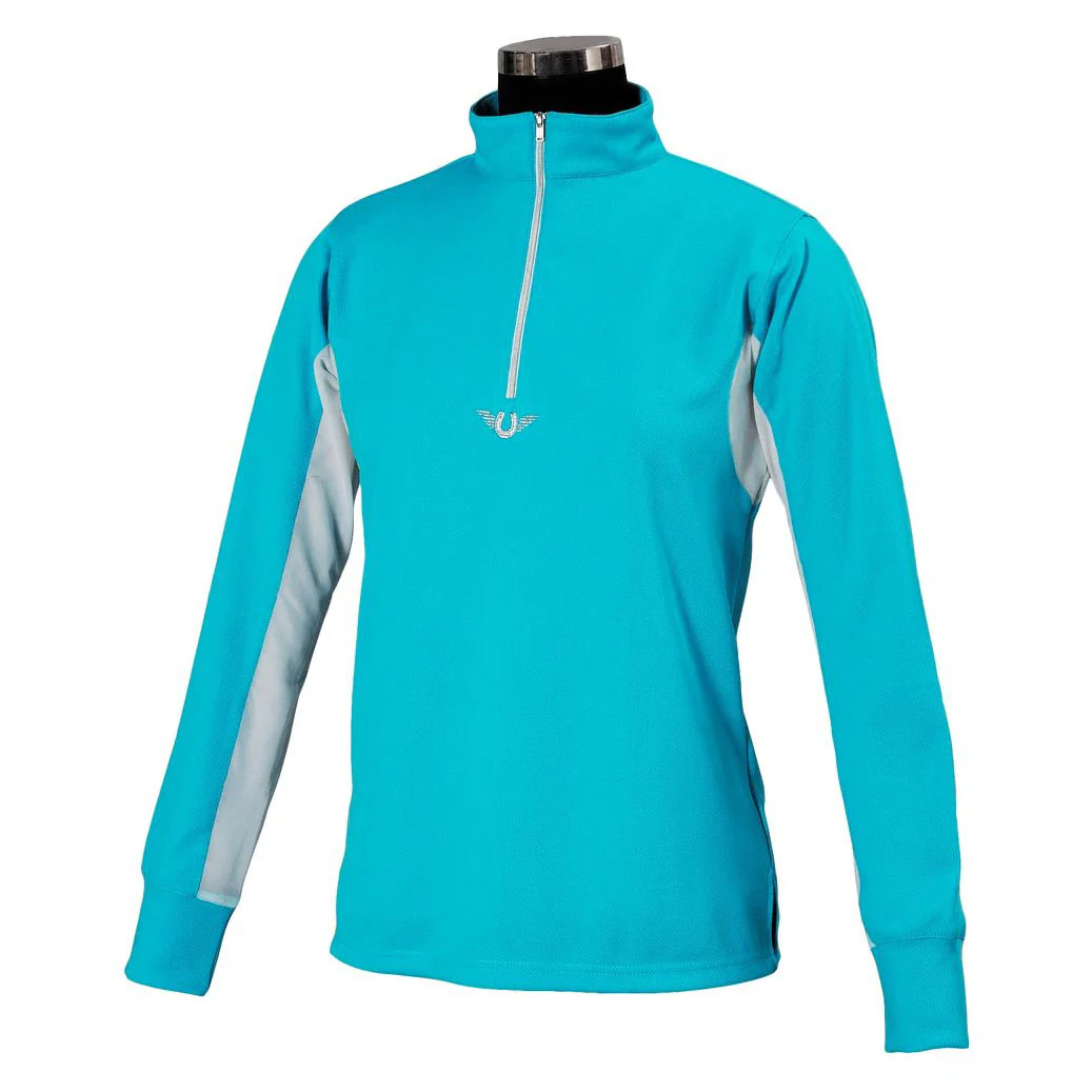 TuffRider Youth Long Sleeve Ventilated Technical Sport Shirt – UV Protection, Quick-Dry, Mesh Undersleeves - Image 15