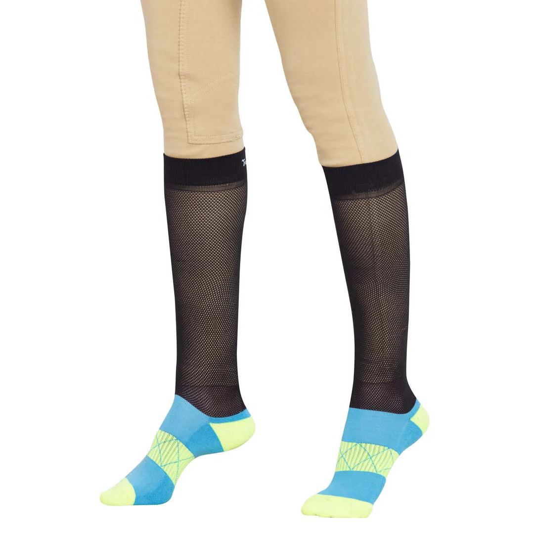 TuffRider EquiCool Ventilated Riding Socks - Image 2