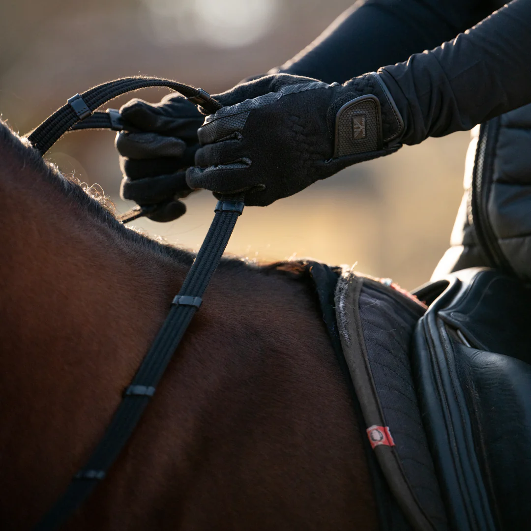 TuffRider Fleece Back Smart Riding Gloves - Image 2