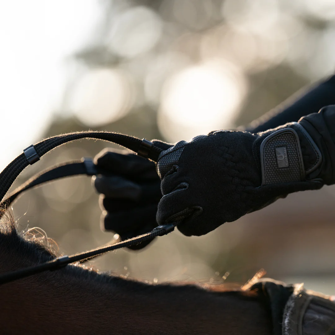 TuffRider Fleece Back Smart Riding Gloves - Image 3