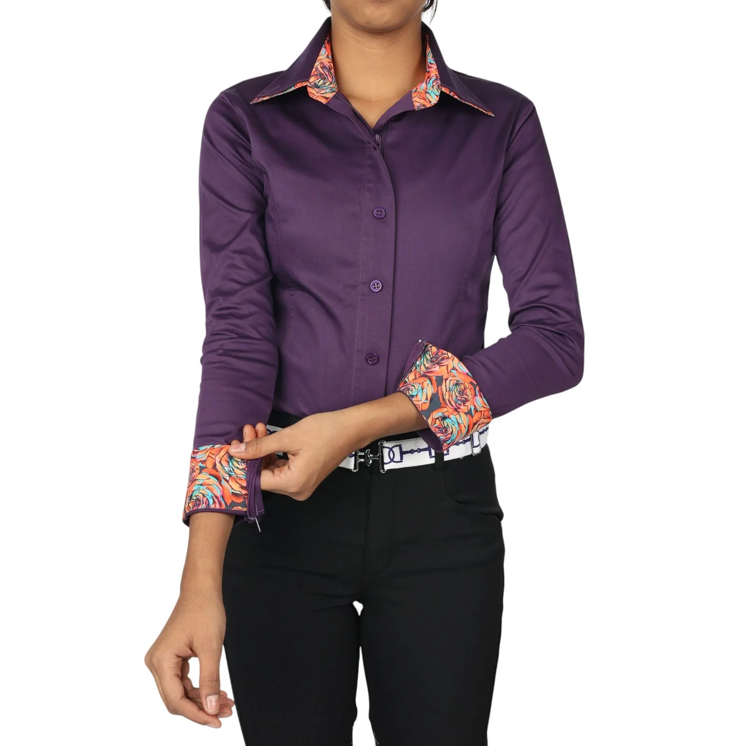 TuffRider Girls ADEY Double Collar Shirt - Image 16