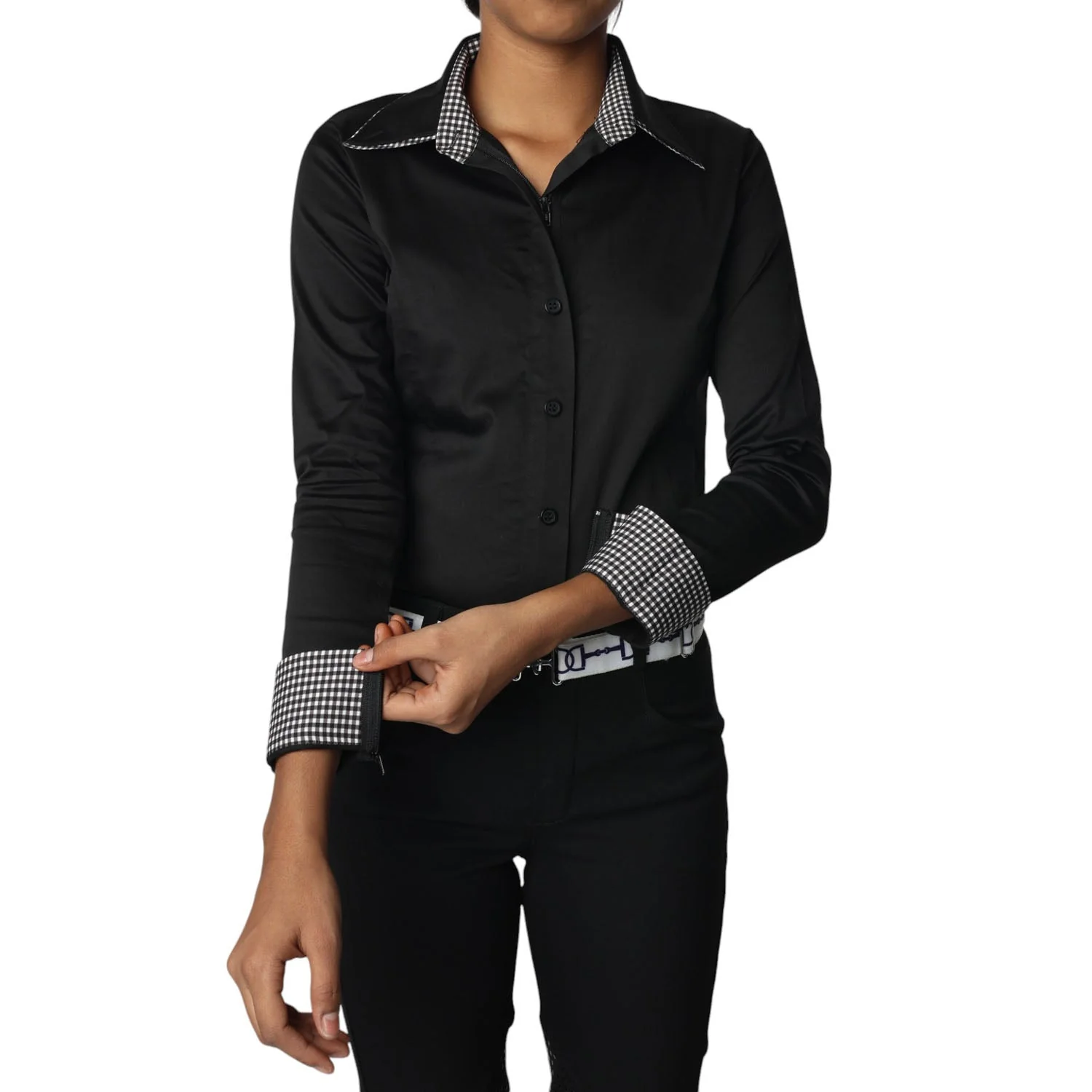 TuffRider Girls ADEY Double Collar Shirt - Image 22