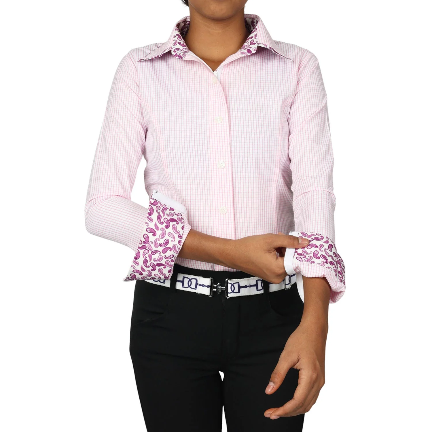 TuffRider Girls ADEY Double Collar Shirt - Image 9