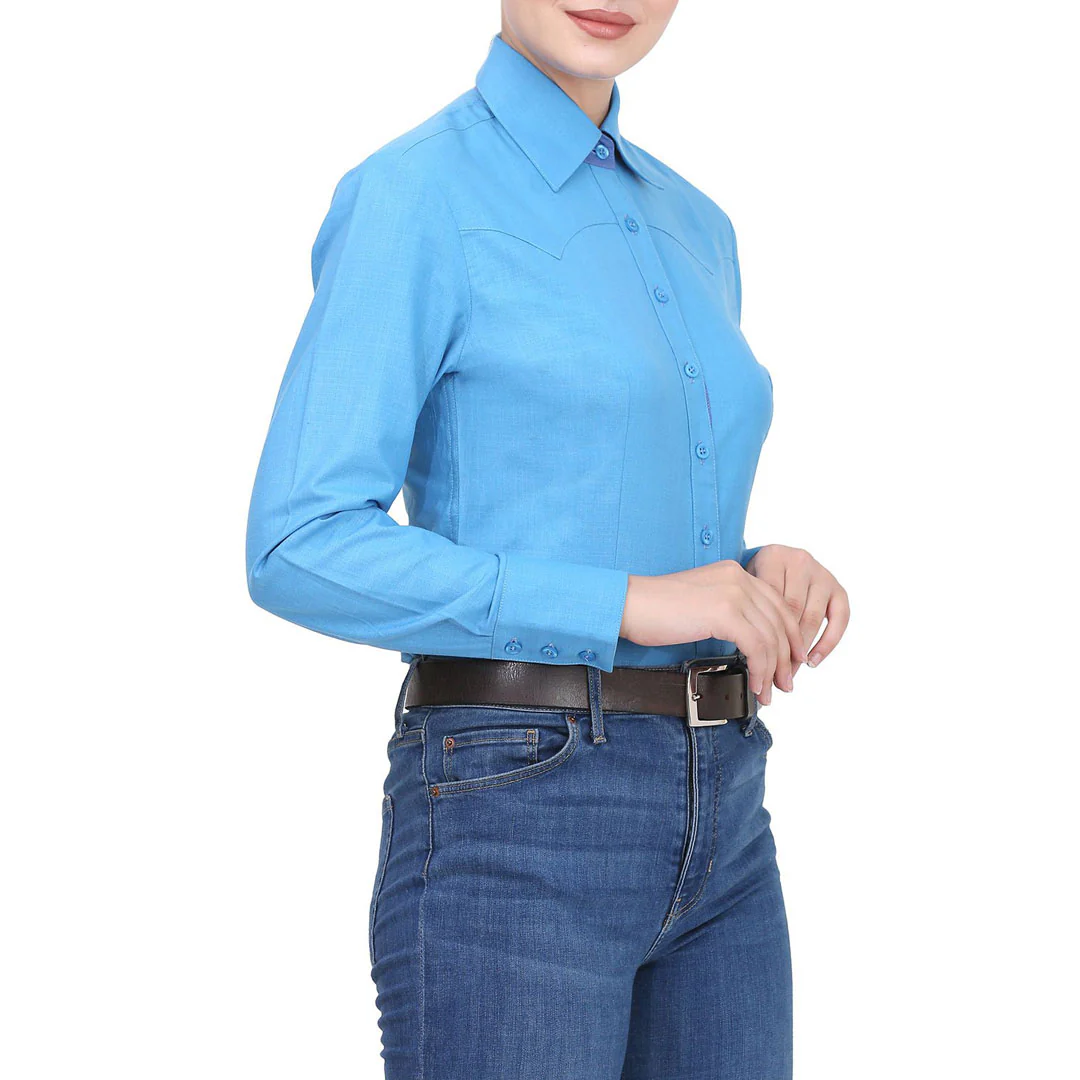 TuffRider Ladies Abilene Western Shirt - Image 17